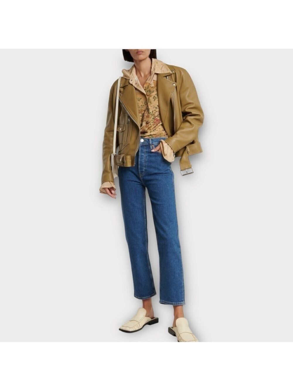 Re/Done 70’s Ultra High Rise Stove Pipe Jeans